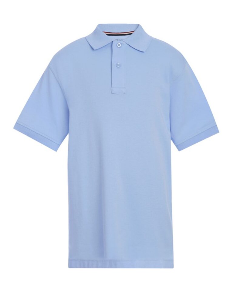 Girls Short Sleeve Interlock Polo